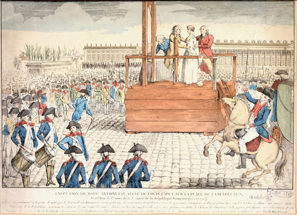 death of marie antoinette